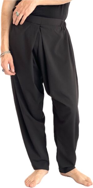 Pantalón negro, pantalón de seda, pantalón casual, pantalón formal, pantalon